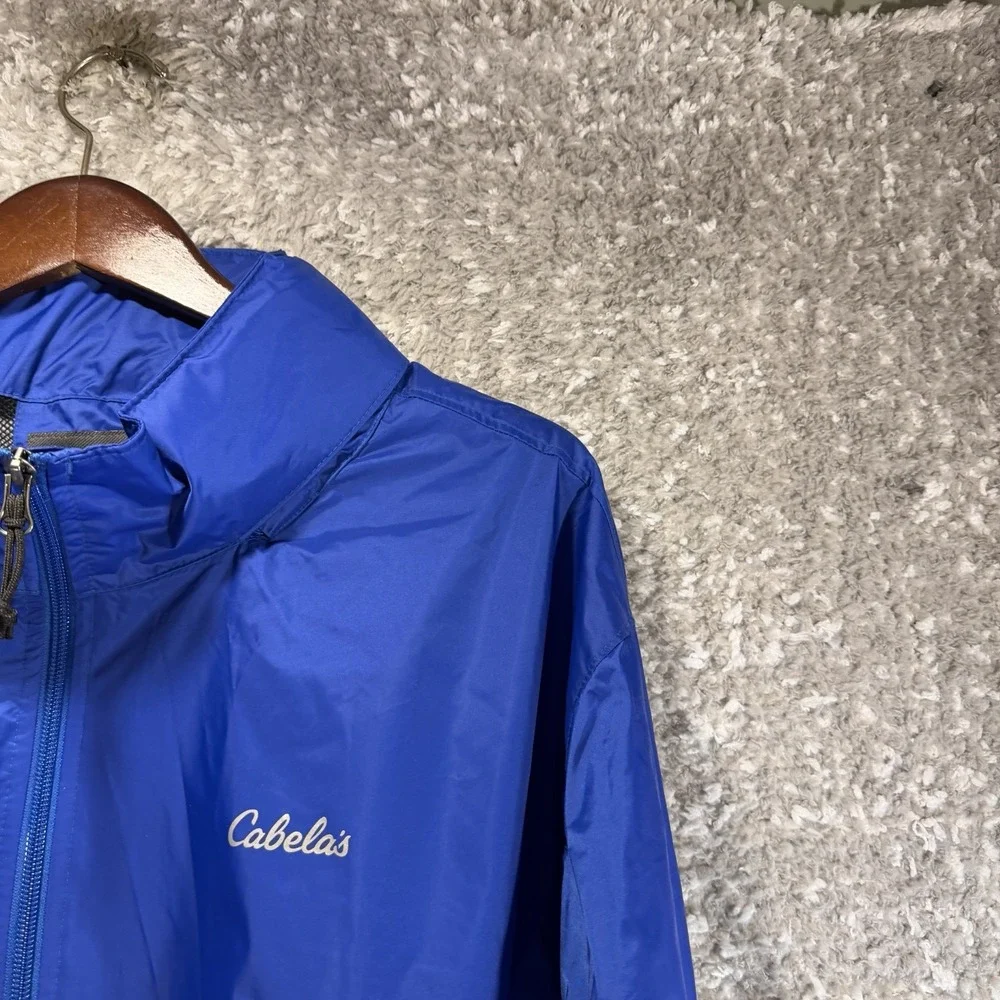 Cabelas 4 Most Repel Waterproof Mens Hooded Full Zip Windbreaker Jacket 2Xl